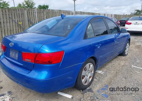 2010 Hyundai Sonata Gls z USA, uszkodzony, nr VIN 5NPET4AC4AH580239